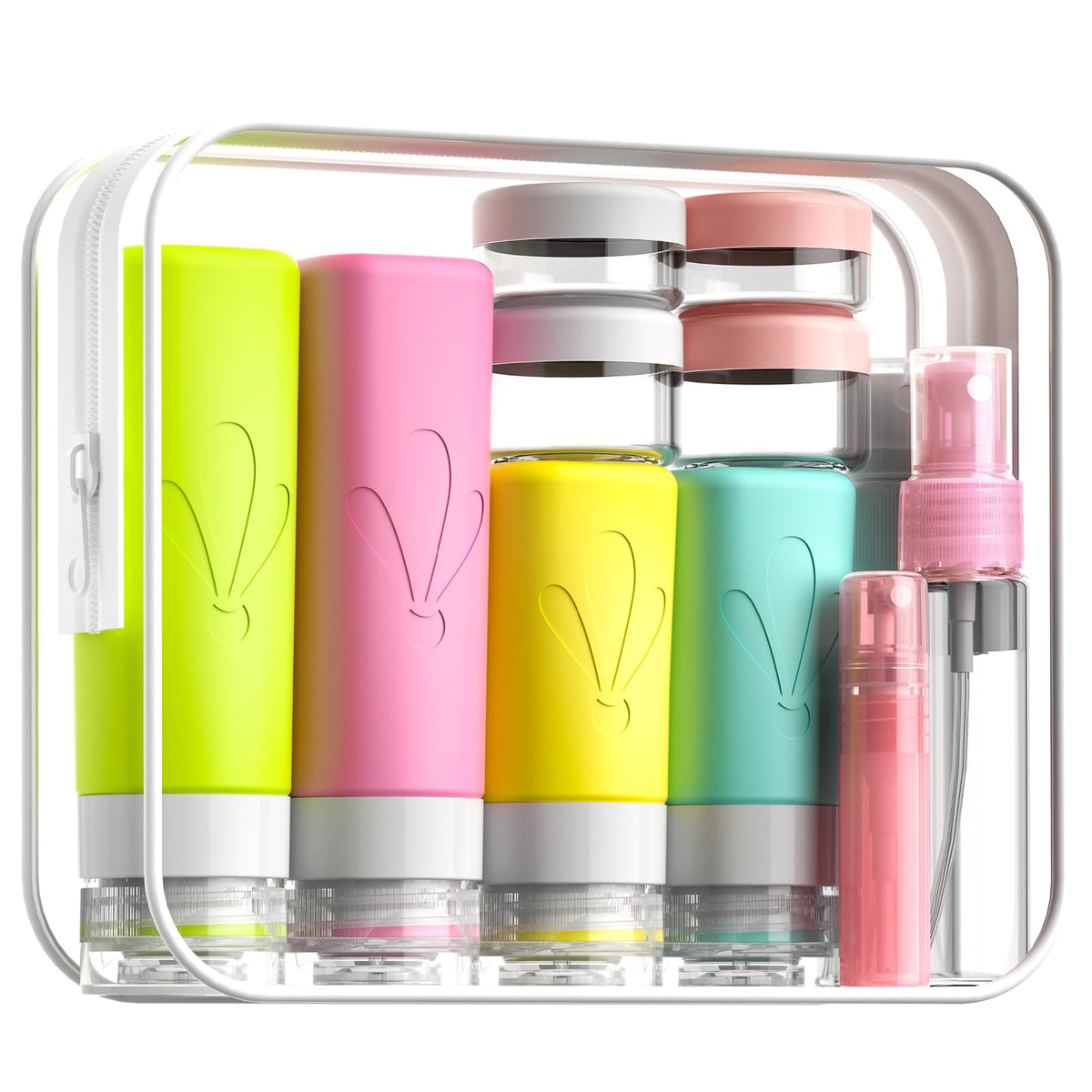 Leakproof Travel Bottle Set – 17 Pieces