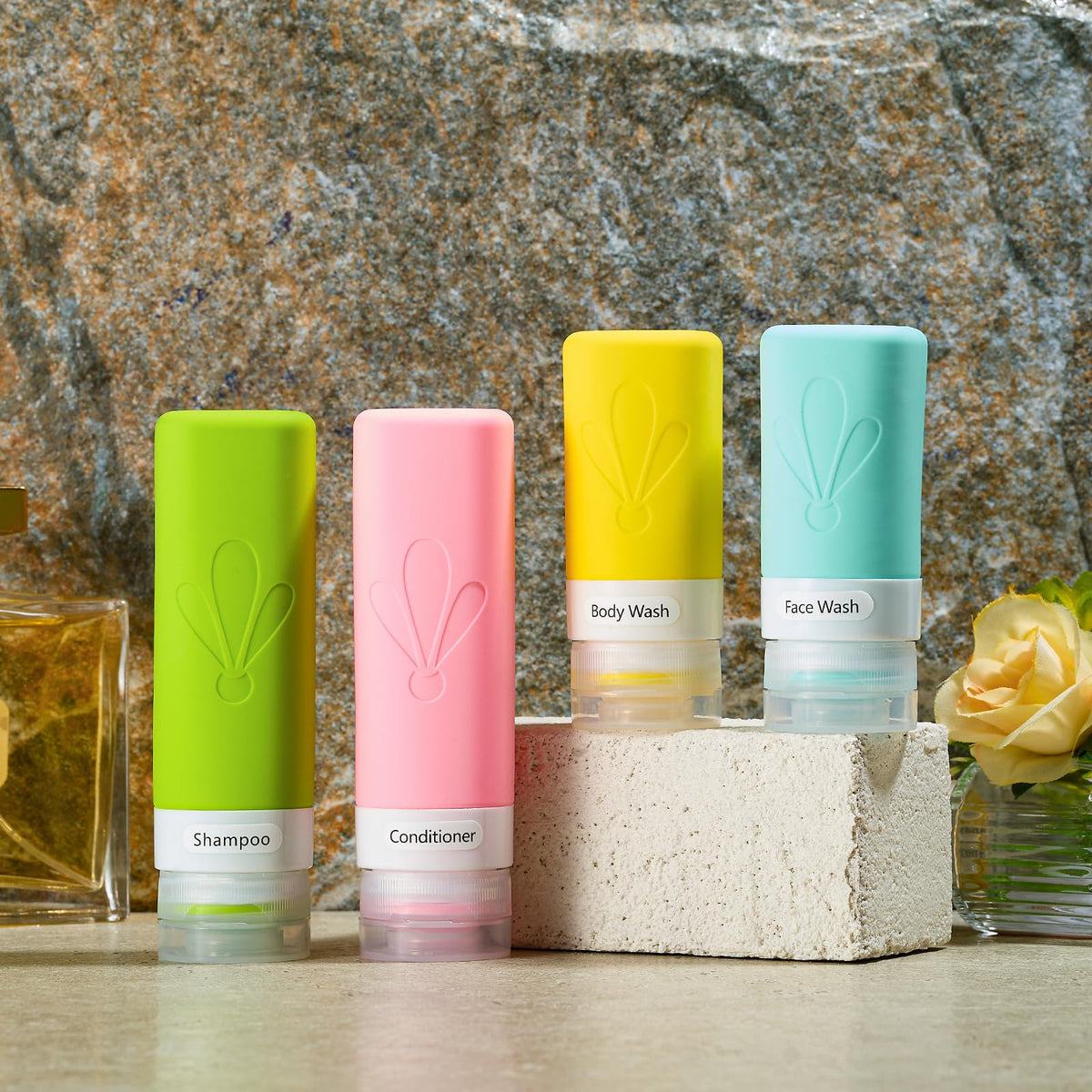 Leakproof Travel Bottle Set – 17 Pieces