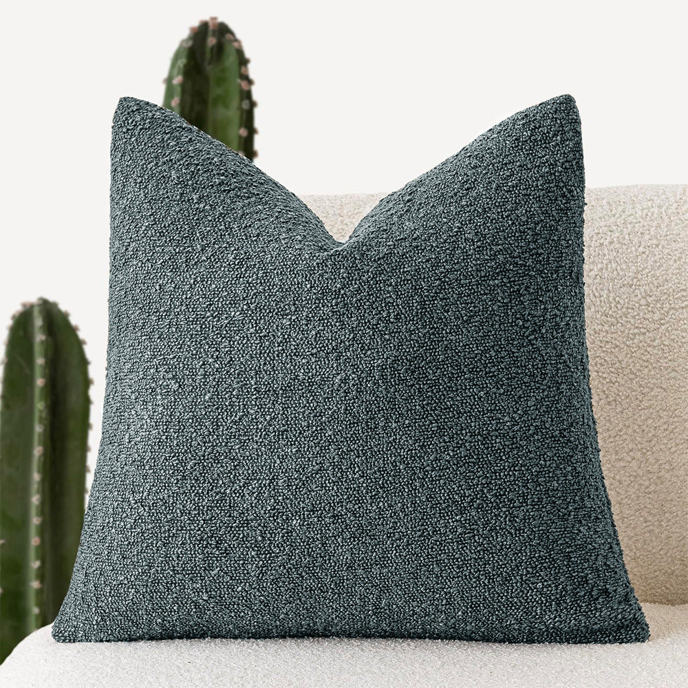 Textured Bouclé Throw Pillow Cover