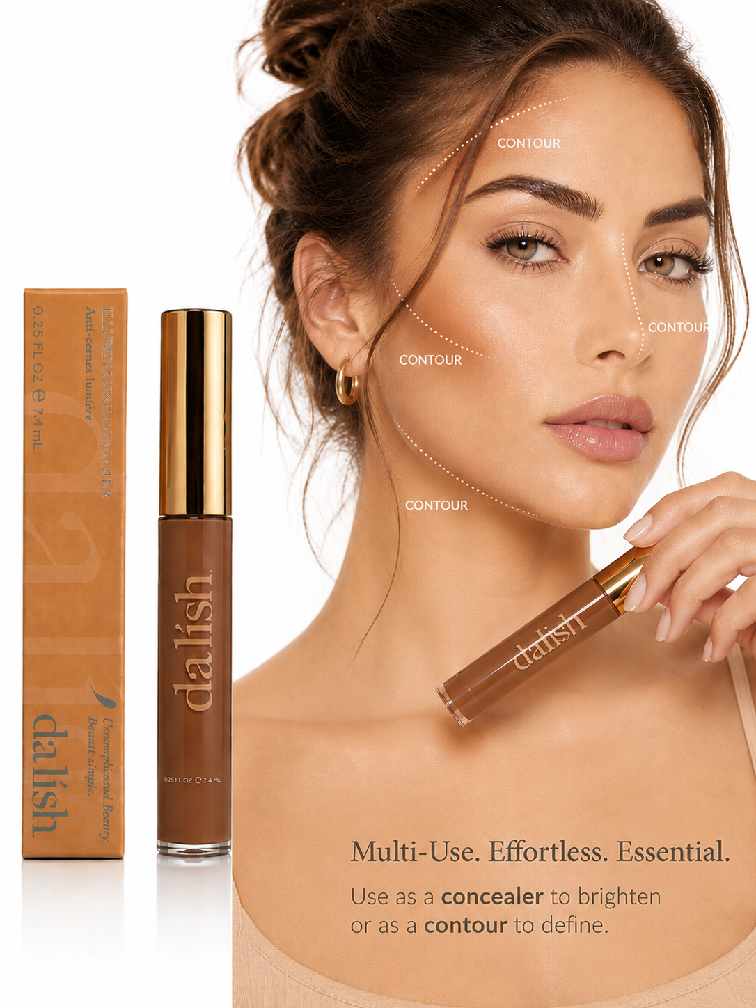 da lish Brightening Concealer – Natural-Looking Coverage