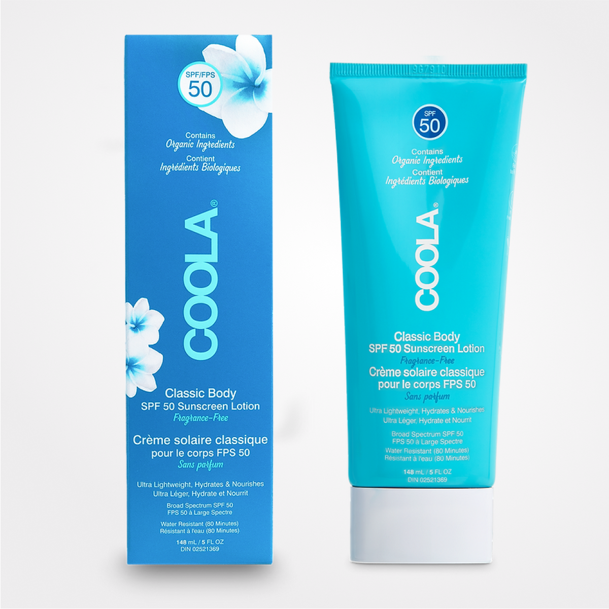 COOLA Classic Body SPF 50 Fragrance Free Lotion