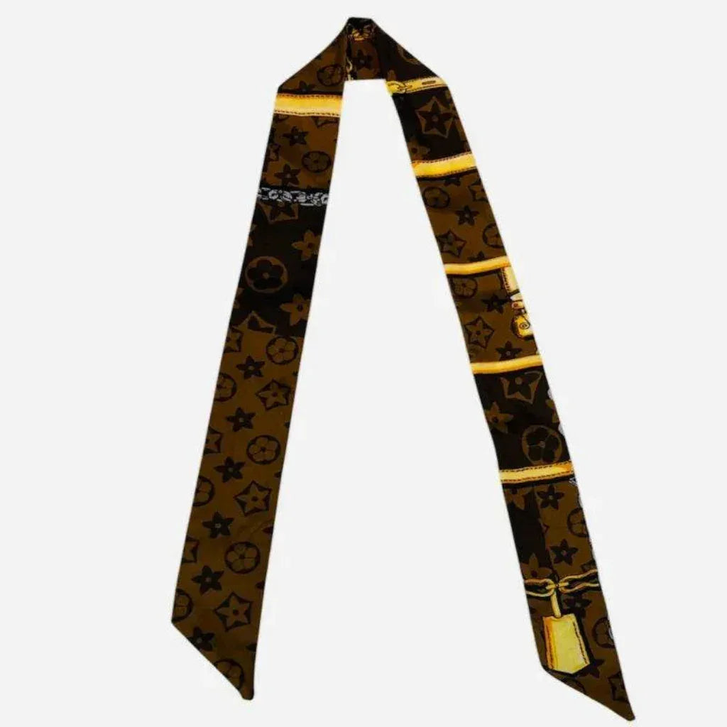 Brown Handbag Scarf