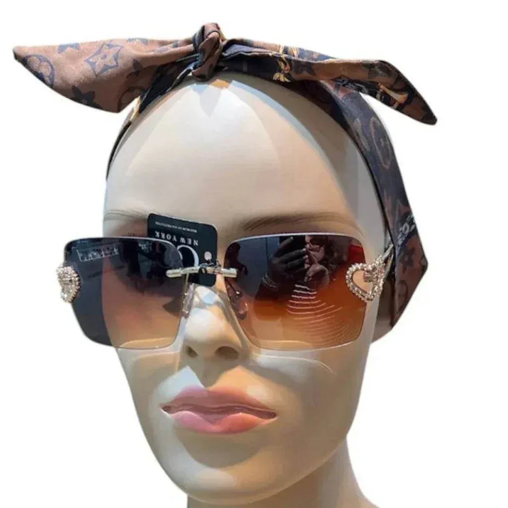 Brown Handbag Scarf