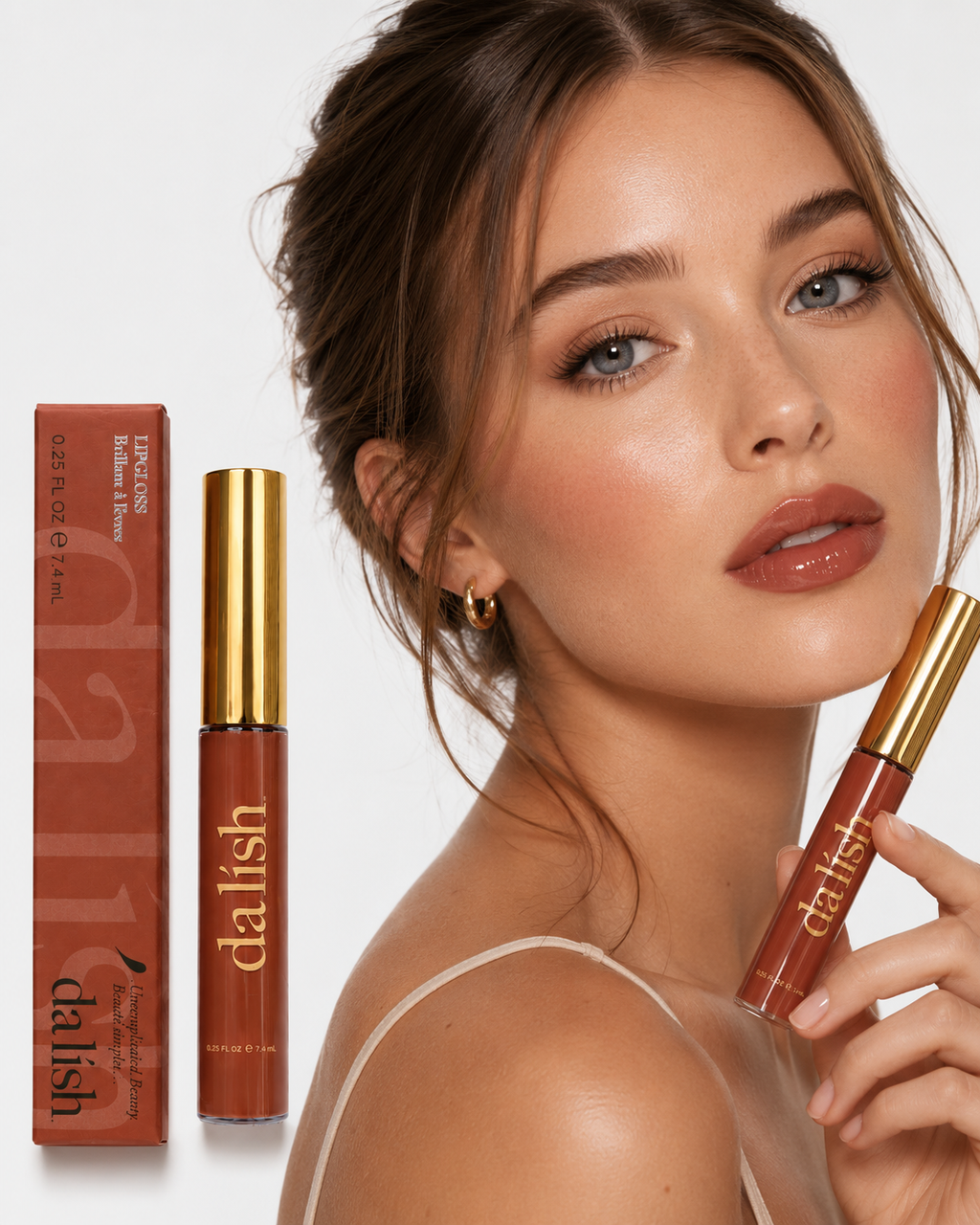 da lish High-Shine Lip Gloss – Smooth Non-Sticky Finish