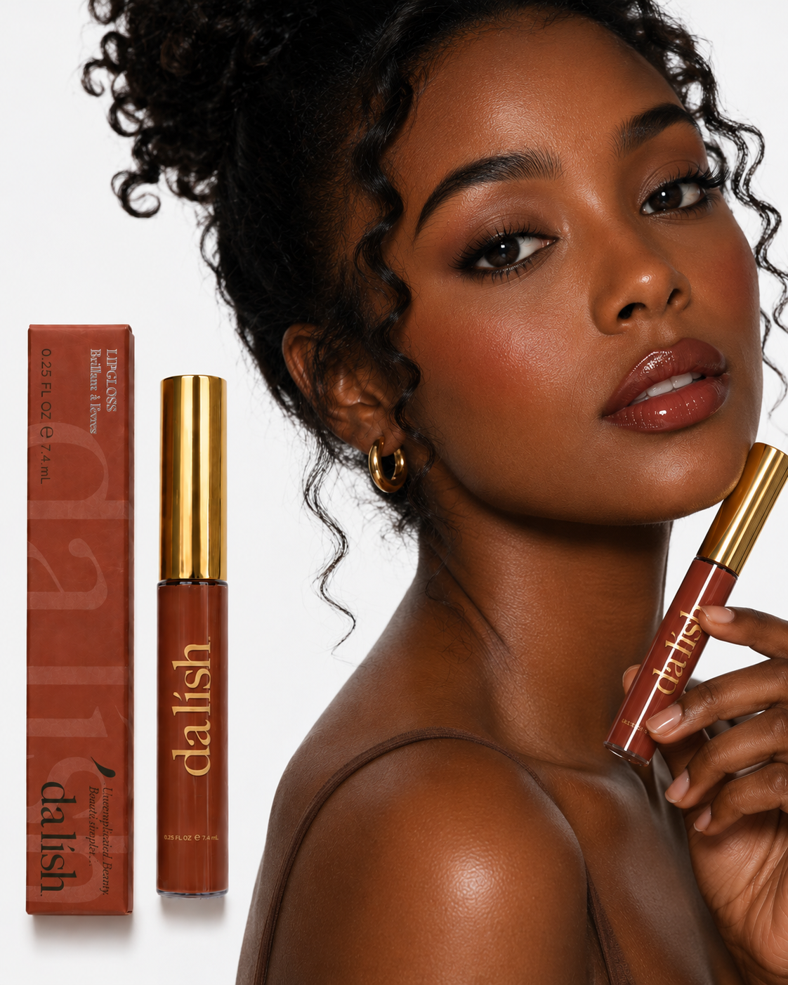 da lish High-Shine Lip Gloss – Smooth Non-Sticky Finish