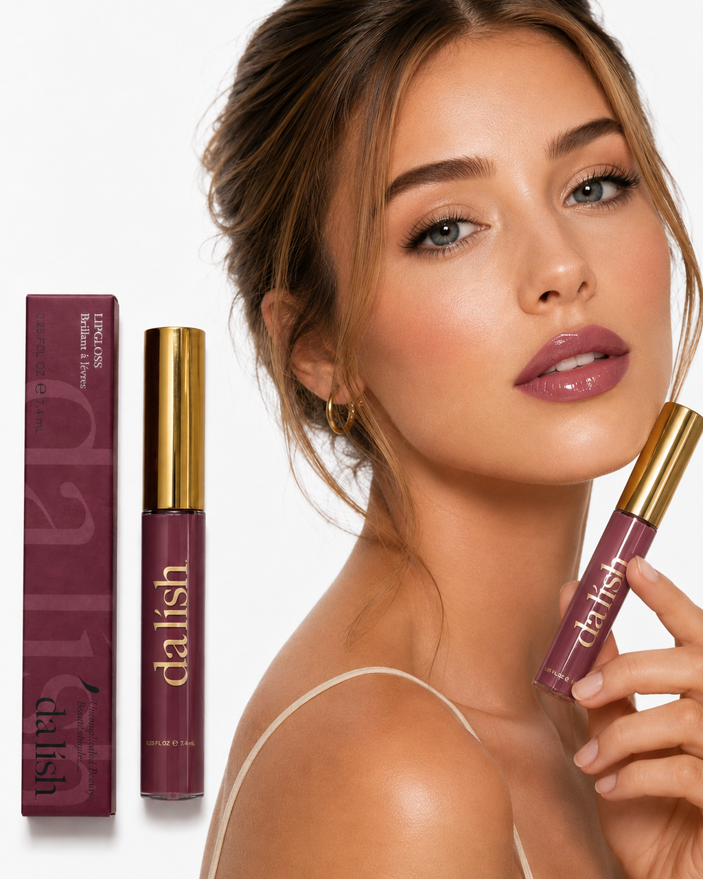 da lish High-Shine Lip Gloss – Smooth Non-Sticky Finish
