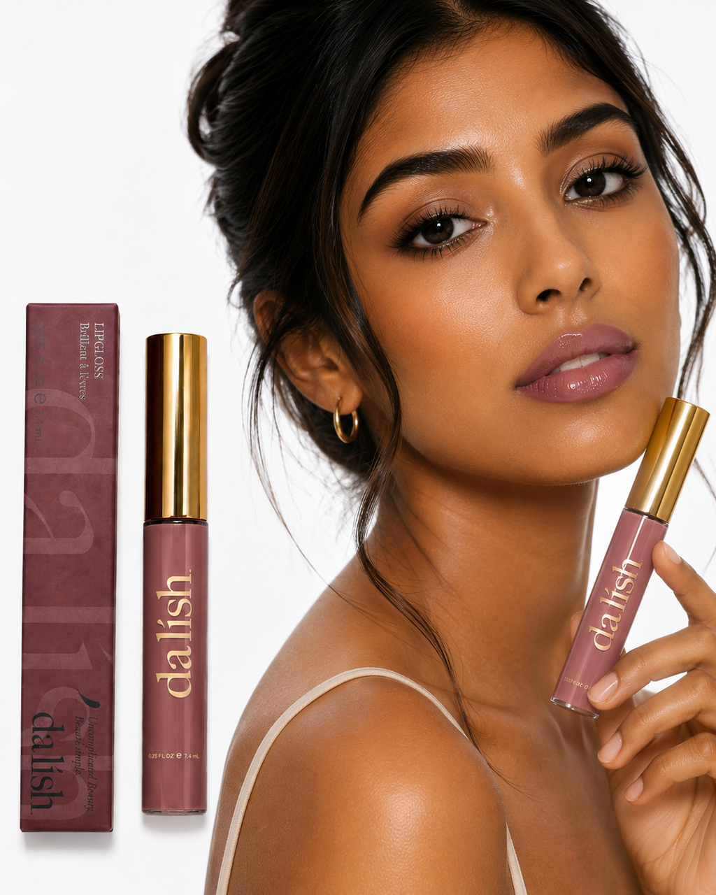 da lish High-Shine Lip Gloss – Smooth Non-Sticky Finish