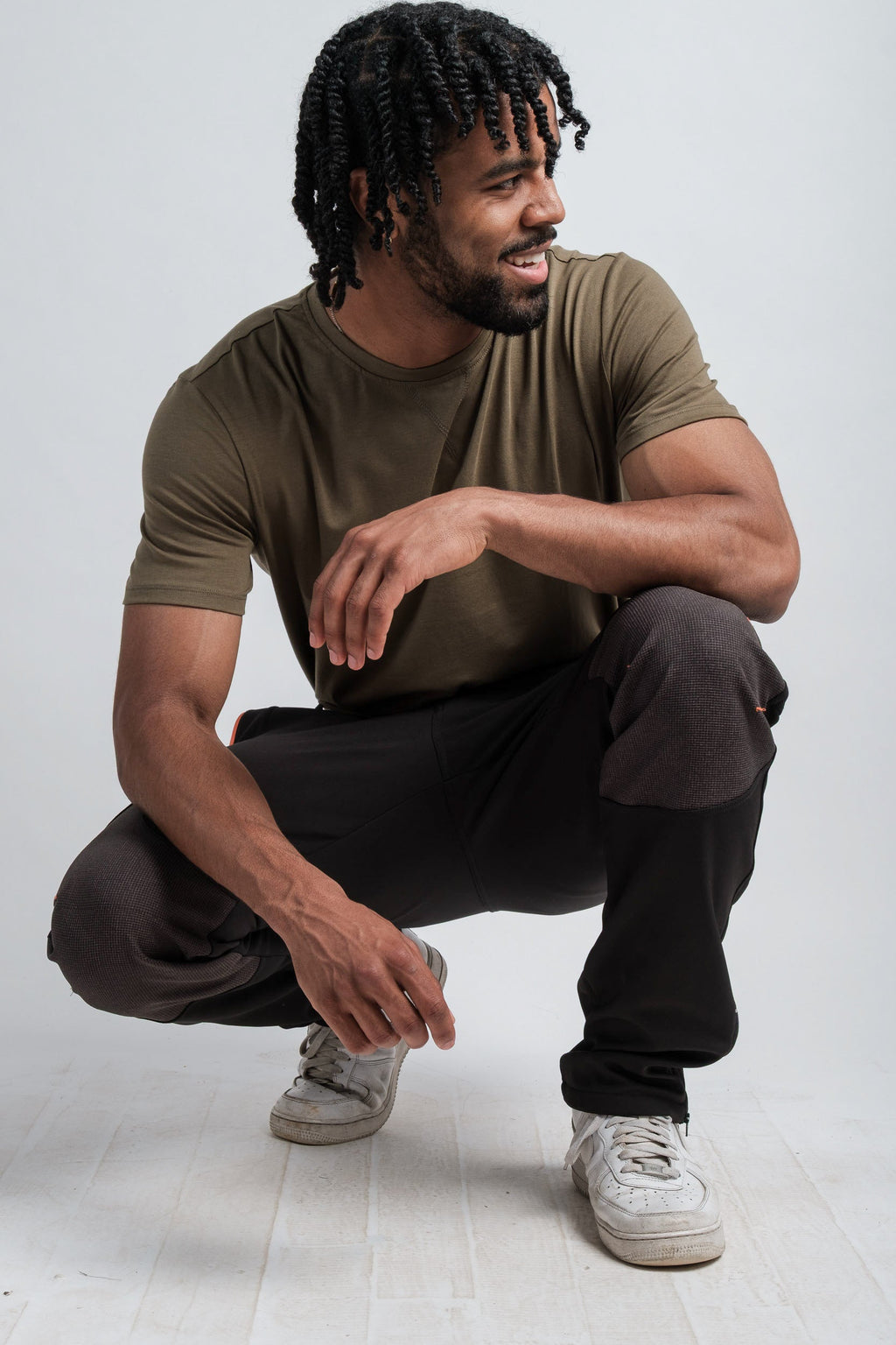 Men's Black Adventure Water Resistant Pants