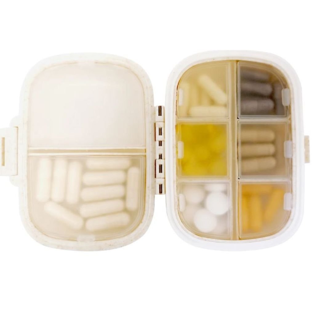 Compact Travel Pill Organizer