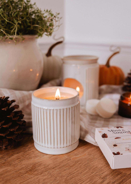 Amber Reusable Soy Candle