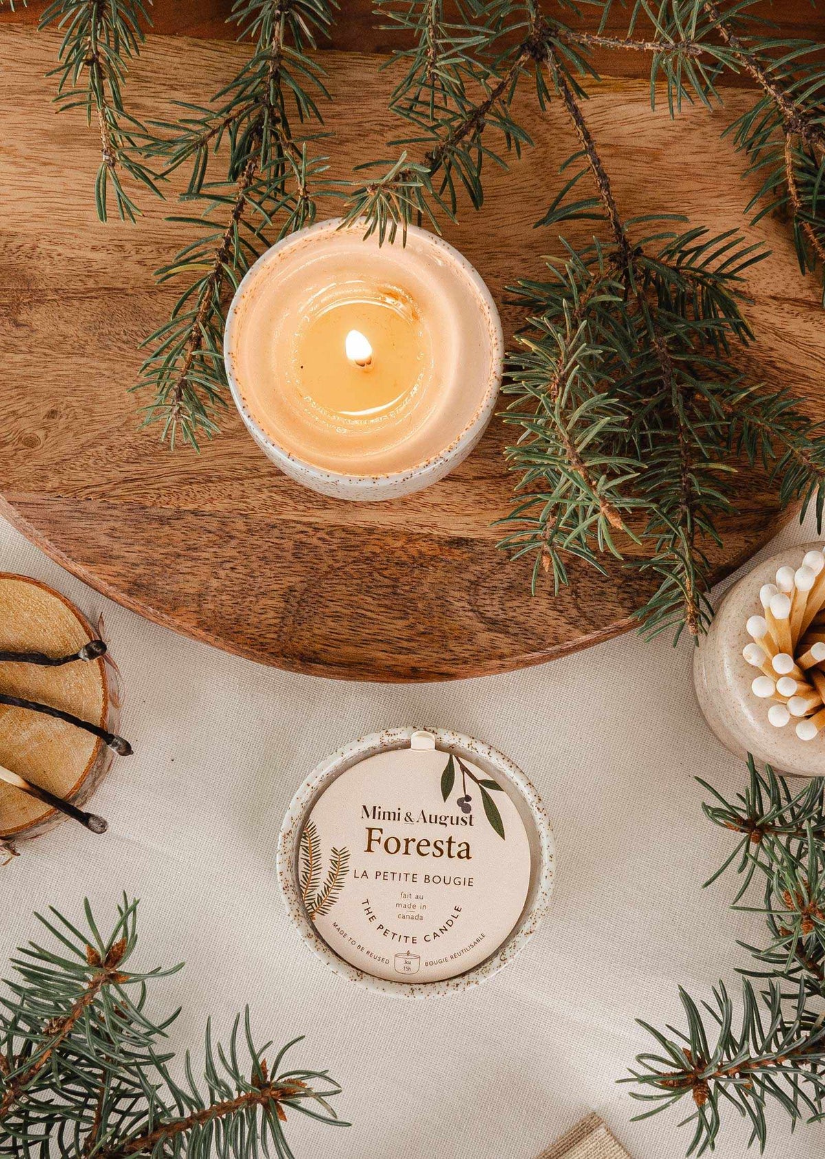 Forest Reusable Candle