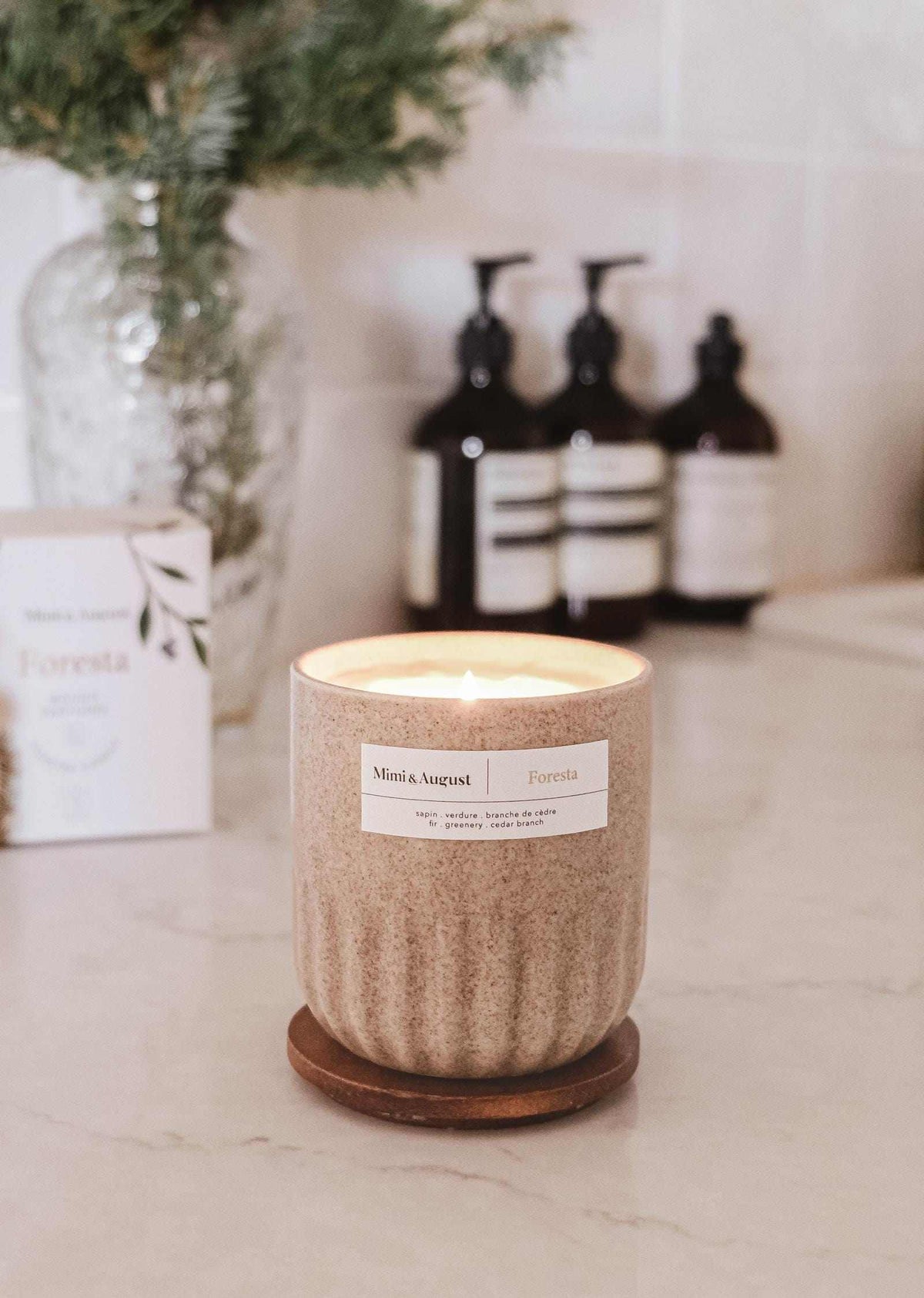 Forest Reusable Candle